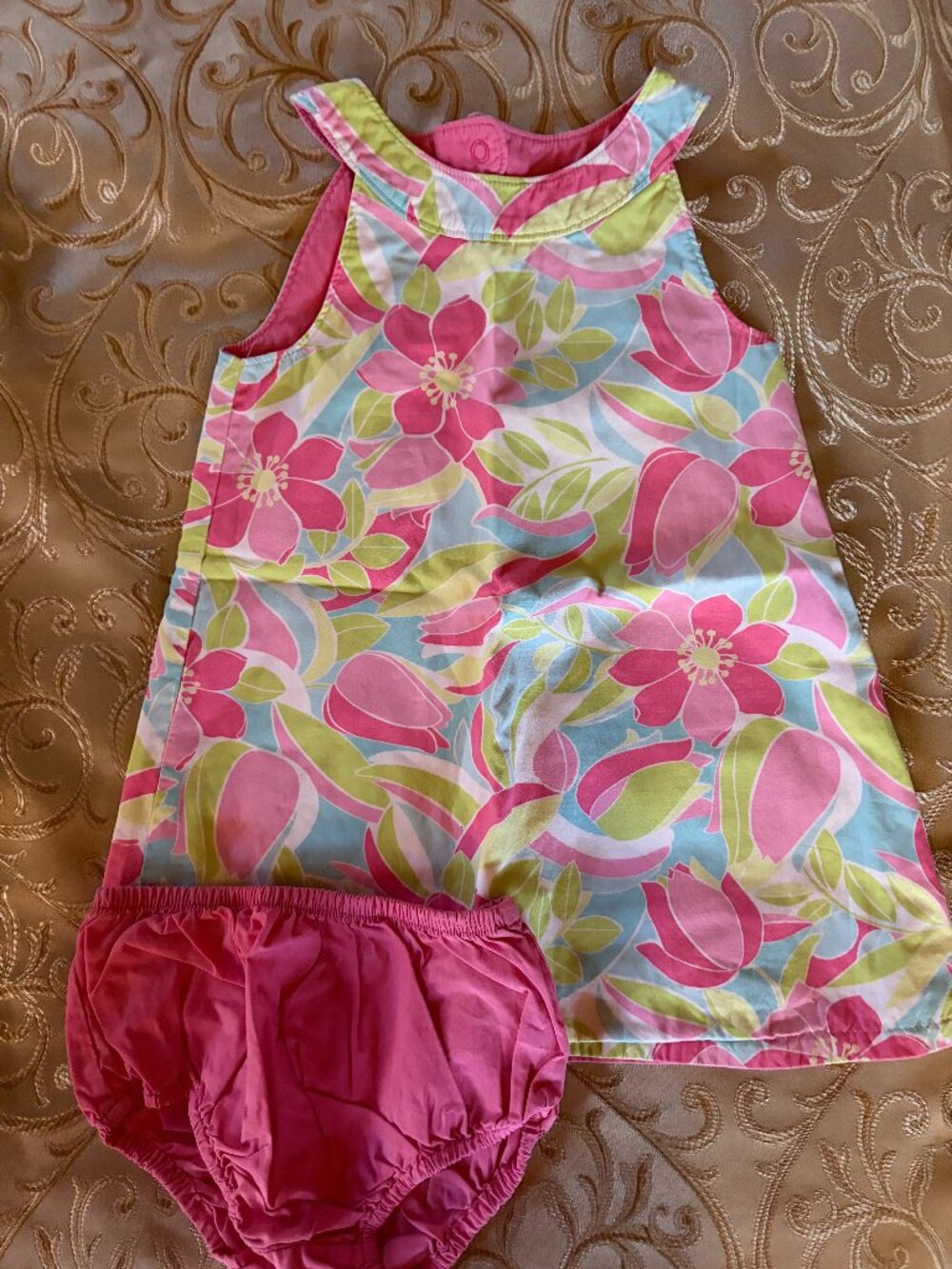 Gymboree, Size 3T pink and green dress